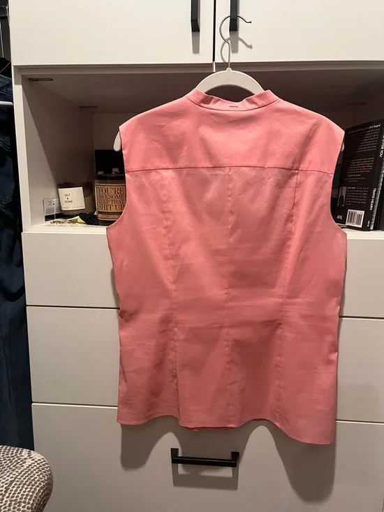 Hugo Boss Coral Pink blouse NWT - Picture 3 of 4